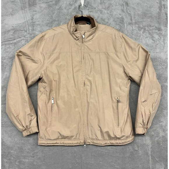 BOBBY JONES SILK LINED GOLF RETRO BOMBER CLASSIC FIT MINIMALIST GOLFCORE JACKET - Picture 1 of 8